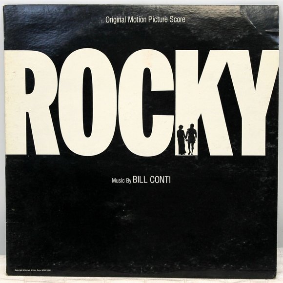 Vtg 1976 Rocky Motion Picture Soundtrack Bill Conti LP Vinyl Record - Picture 1 of 8